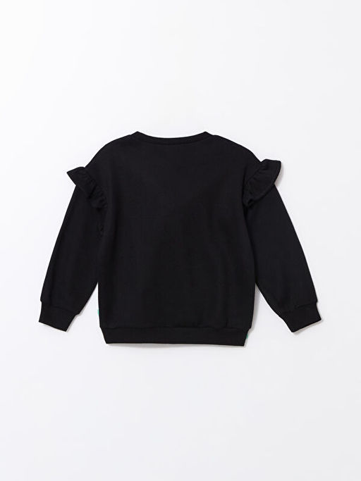 Kal?n Minnie Mouse Bask?l? K?z ?ocuk Sweatshirt