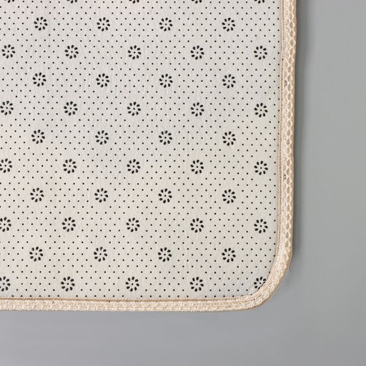 Коврик для ванной Доляна «Пушистик. Зиг-заг», 40×60 см, цвет коричневый