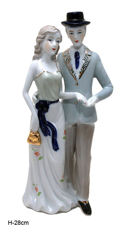 Статуэтка Влюбленные 28 см / 0829 /уп 24/ - Галеонтрейд фото 2