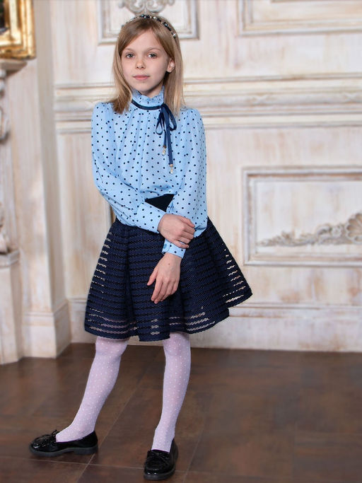 Блузка для девочки длинный рукав Соль&Перец  фото 3