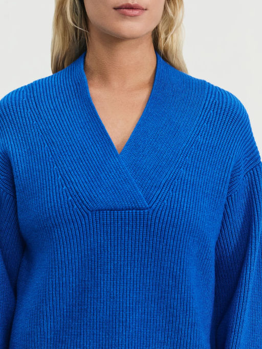 Джемпер с V-образным вырезом с вискозой в составе / Zarina фото 7