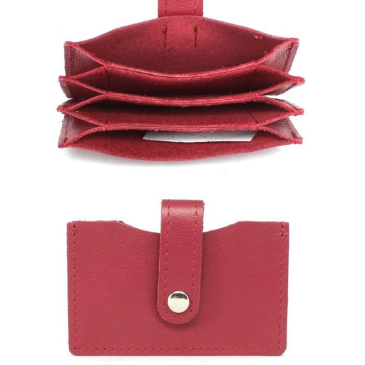 Обложка пропуск/карточка/проездной Croco-фк-1008 натуральная кожа бордо бергамо (91) 255256