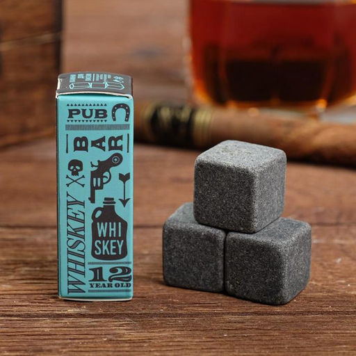 Набор камней для виски «Сейчас», 3 шт