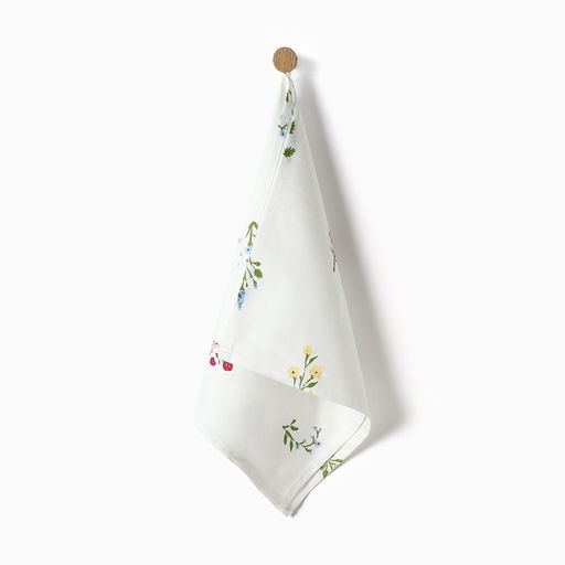 Полотенце Этель. Цветочек, 40?70 см, саржа 190 г/м?, 100% хлопок