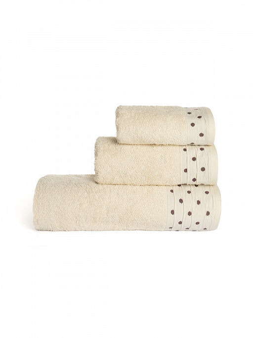 Полотенце для тела 70x140 молочный махровая ткань - Lucky фото 6