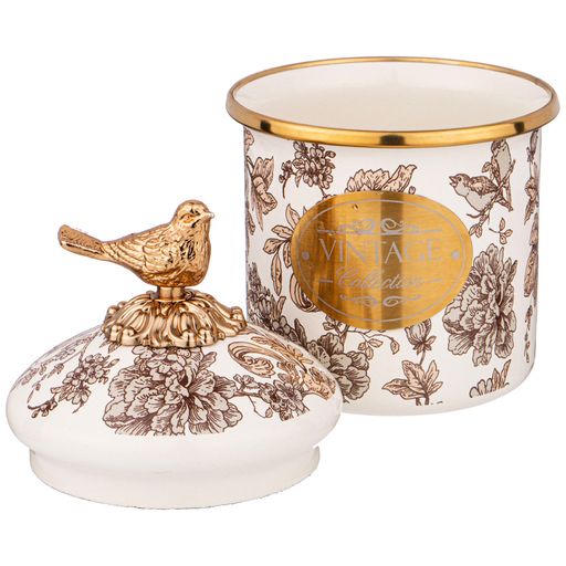 БАНКА ДЛЯ СЫПУЧИХ ПРОДУКТОВ AGNESS, СЕРИЯ ROYAL GARDEN 9 Х 9СМ, 500МЛ фото 3
