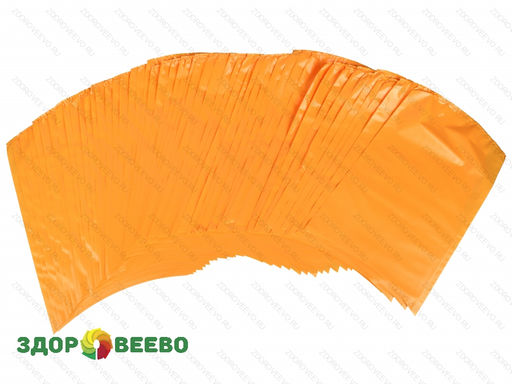 Пакет для созревания и хранения сыра термоусадочный 250х400 мм, цвет жёлто-оранжевый, дно круглое, упаковка 50 шт.
