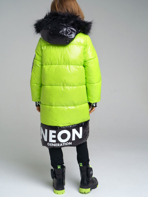 32221951 Пальто текстильное с полиуретановым покрытием для девочек