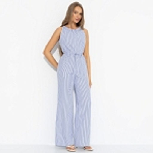 Комбинезон лёгкий, Проникновение в образ (полоска, с поясом) - Charutti фото 22