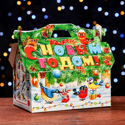 Подарочная коробка Песни зимы , КОРМУШКА, 26,4 х 14 х 18,5 см - Simaland фото 6