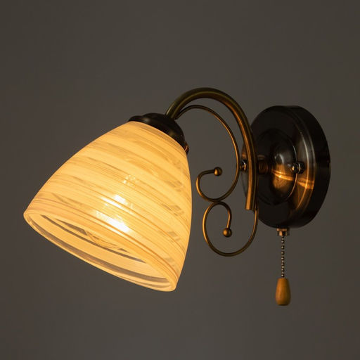 Бра 2011/1, E27, 60 Вт, бронза, 26×13.5×13 см