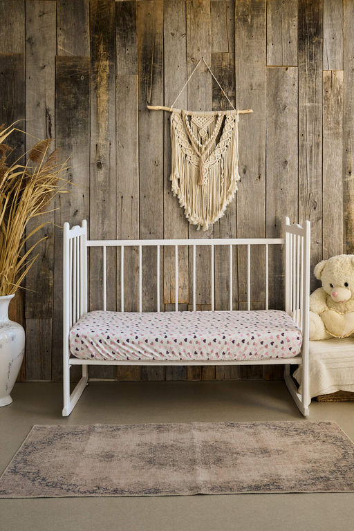 Простынь на резинке детская 120*60 для новорожденных