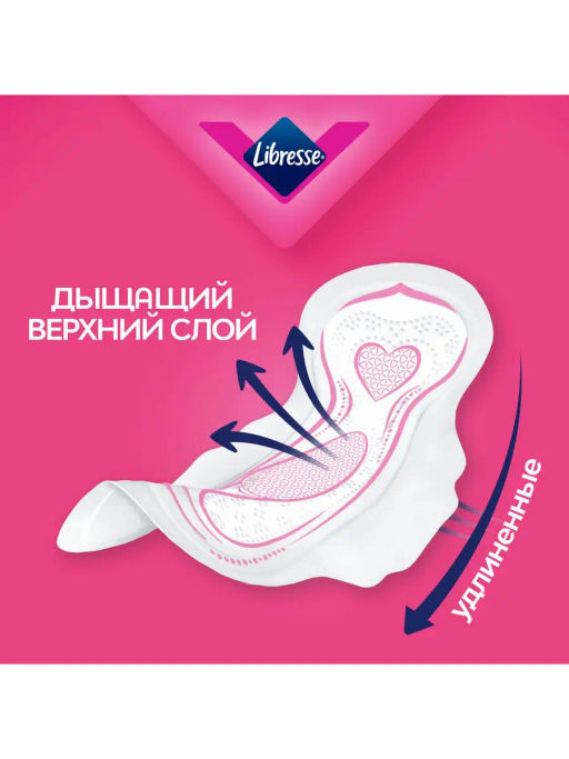 ЛИБРЕСС прокладки жен.гигиен. УЛЬТРА СУПЕР (8шт) с мягк.поверх. (12шт/кор)