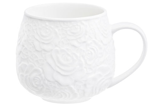 Кружка 400 мл 12,5*9,5*8,5 см Белые розы бочонок - Elan gallery фото 10