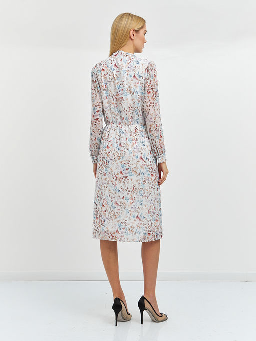 платье длины миди с кулиской на поясе - Glenfield фото 7