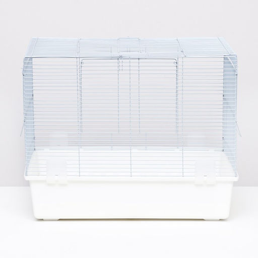 Клетка для грызунов с выдвижными поддонами 60 х 35 х 47 см, белая - Пижон фото 8