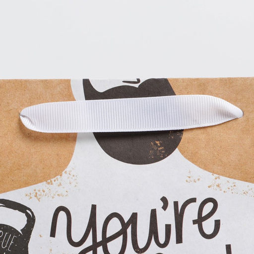 Пакет крафтовый вертикальный You're the best, M 26 х 30 х 9 см - Дарите счастье фото 3