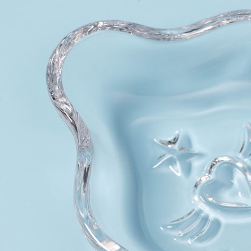 Блюдо «Новогоднее чудо. Ель», 22.2×21.2×2.7 см, стекло, прозрачное