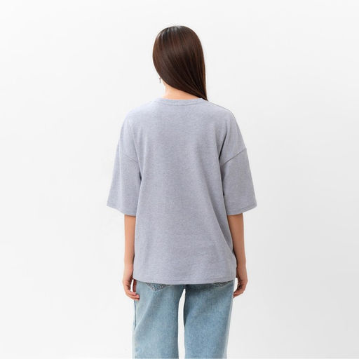 Футболка женская MIST Peace, размер 48-50, серая