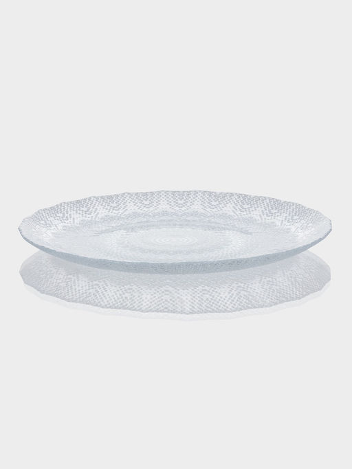 Тарелка IZMIR, d=21 см, стекло, прозрачная