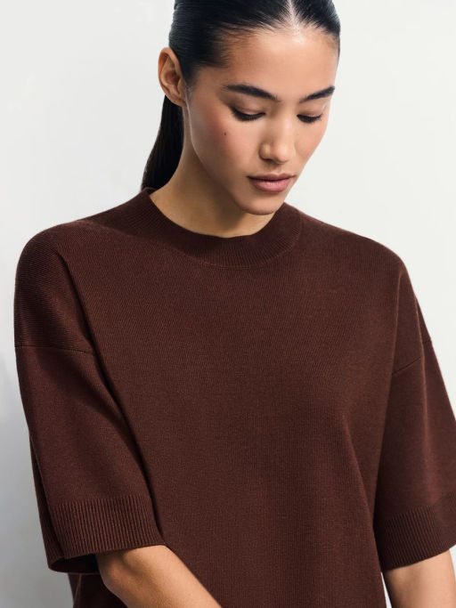 Джемпер из вискозы с рукавом 3/4 / Zarina фото 7