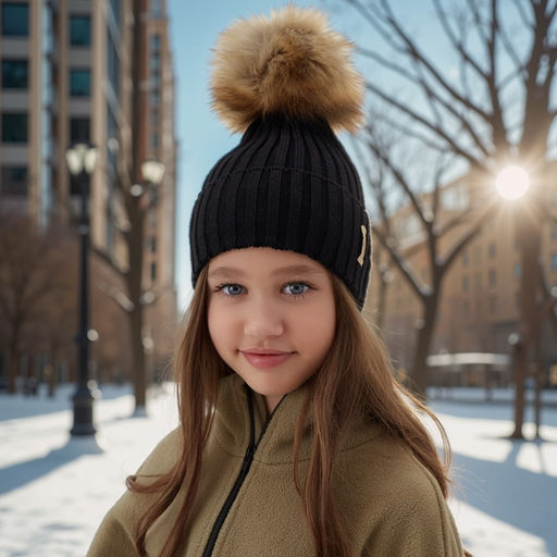 Шапка детская MINAKU, размер 52-54, чёрная