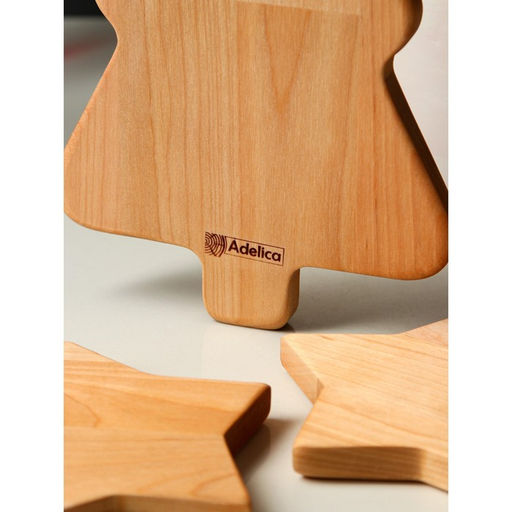 Подарочный набор деревянной посуды Adelica Волшебство, менажницы: ёлка 24?18.5?1.8 см, звезда 15?15?1.8 см, масло 100 мл, в подарочной коробке фото 5