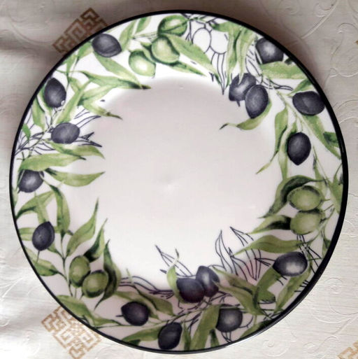 Тарелка десертная Оливки 20 см /МФК/  фото 11