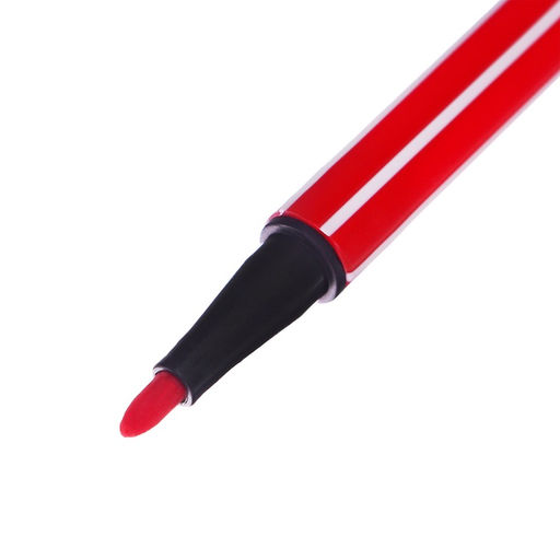 Фломастеры 12 цветов Полоски в тубусе Панда серая, вентилируемый колпачок