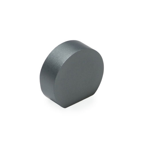 Ручка-кнопка CAPPIO RK147, d=26 мм, цвет графит, 8 шт.
