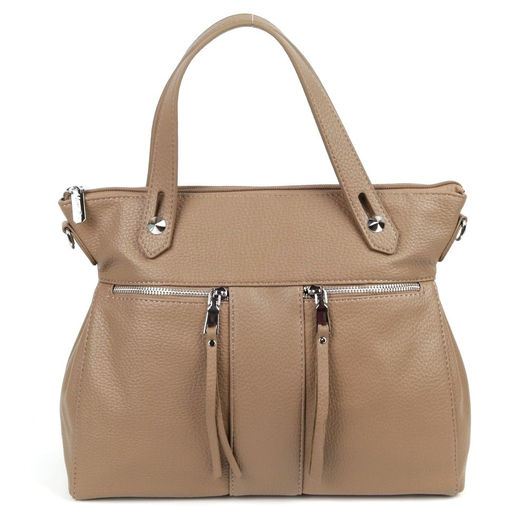 Женская сумка с ручками из эко кожи А-9921-32 Беж - Cidirro фото 2