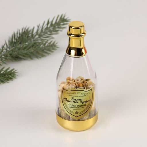 Пожелания в бутылке Зима - Время чудес, 15 свитков - Зимнее волшебство фото 2