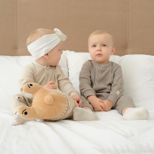 Комбинезон Крошка Я, BASIC LINE, рост 86-92 см, цвет бежевый фото 3