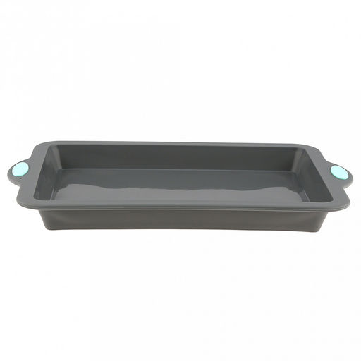 Противень силиконовый "Linea Silicone" 38х25,2х3,7см, с металлическим каркасом, прямоугольный, "Regent" (Китай)