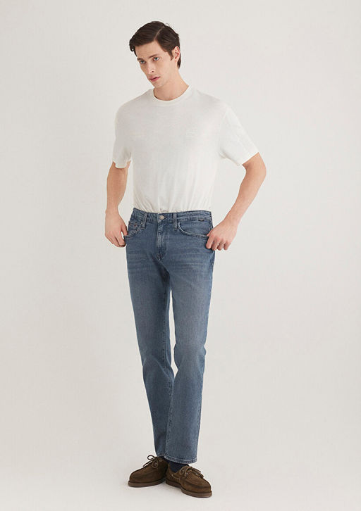 Marcus Krmzbyz Vintage Mavi Jean Pantolon  фото 3