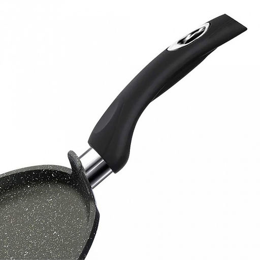 Сковорода блинная с антипригарным покрытием Cosmo д22см, h7см, s3,8мм, дно s4,5мм, литой алюминий, эргономичная ручка с покрытием soft- touch, Regent (Китай) - Домашняя мода фото 3