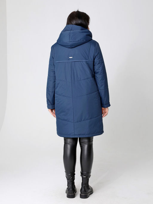 24108 Плащ утепл. т.синий - Dizzyway фото 4