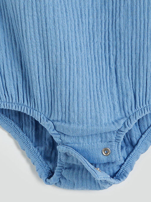 Bisiklet Yaka Erkek Bebek ??t??tl? Body