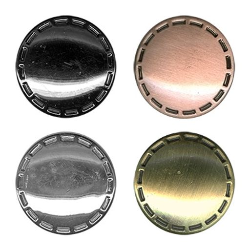 Пуговица Micron BJ 007 джинсовые 17 мм 24 шт