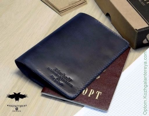 Мужская кожаная обложка Dierhoff Д 6010-900 - Sergio valentini фото 3