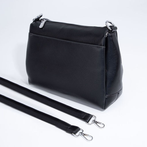 Сумка кросс-боди на молнии, цвет чёрный - Simaland фото 5