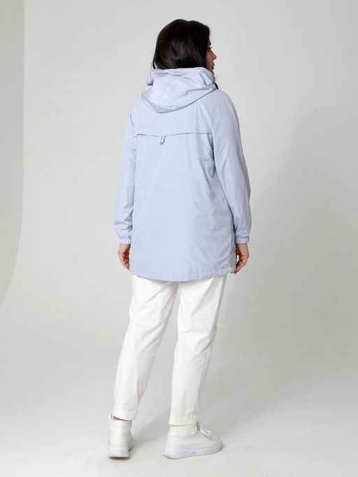 24143 Ветровка серо-голубой - Dizzyway фото 4