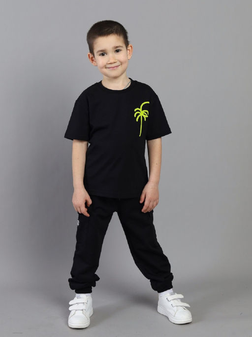 CRB wear / CSKB 64072-22K Футболка для мальчика,черный/Ex.Cherubino фото 2