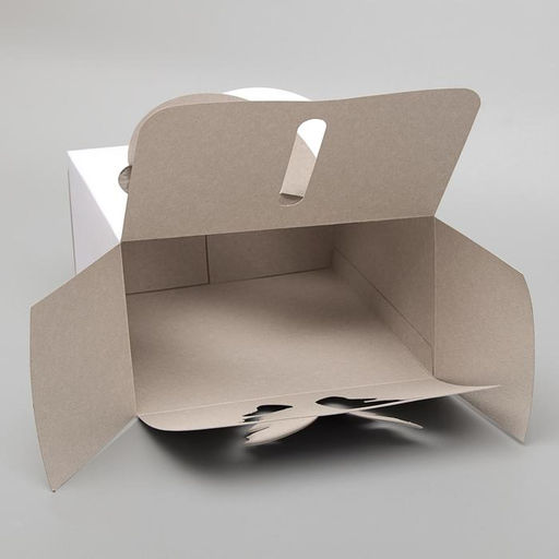 Цена за 5 шт. Кондитерская упаковка без печати, короб, 1 кг, 21 х 21 х 12 см - Simaland фото 3