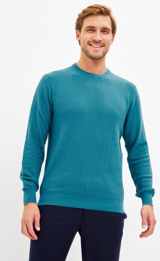 Джемпер F221-15-537 l.turquoise - Fine joyce фото 6