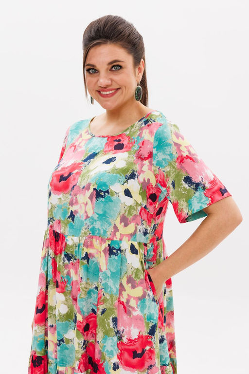 Платье ANELLI 1408 цветочный сон  фото 2