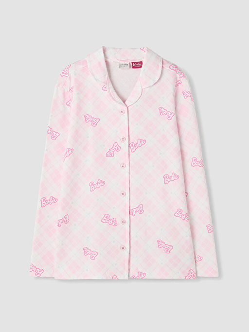 Barbie Bask?l? K?z ?ocuk Pijama Tak?m