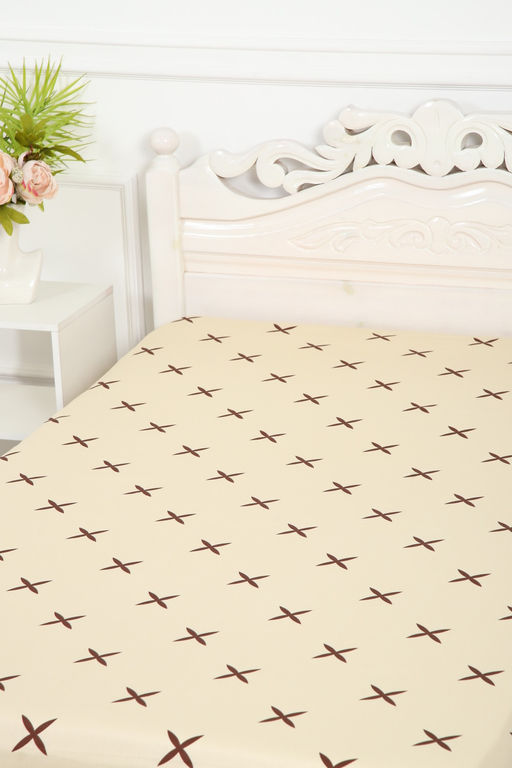 Простыня на резинке сатин Искушение-компаньон