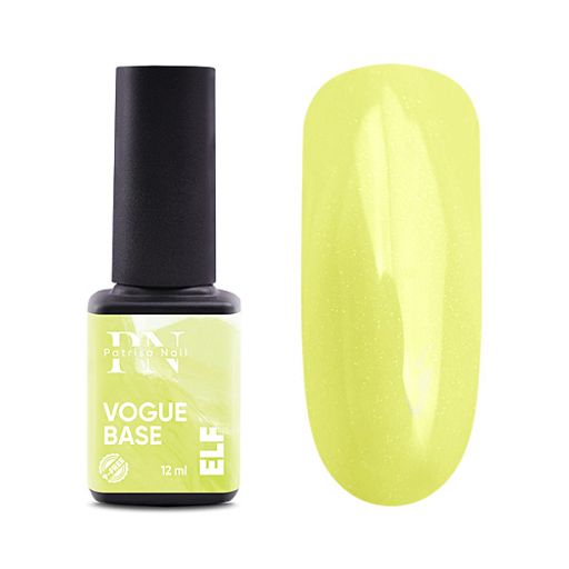 VOGUE base Elf лимонная база с мироблеском