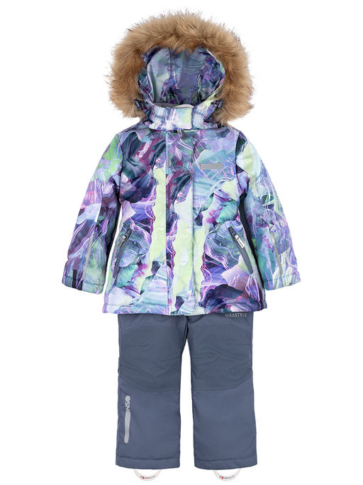 Костюм 7з1224 кофе/орхидея - Nikastyle фото 19